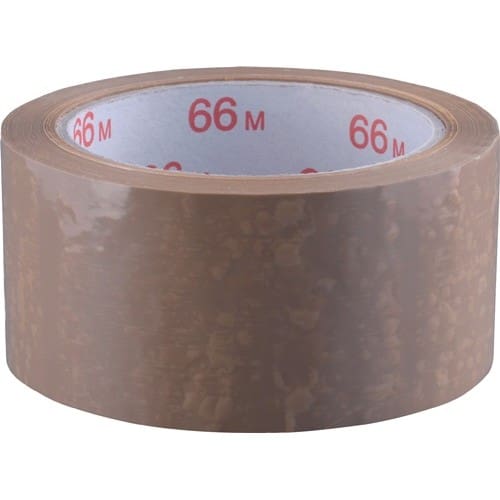 Nordwest Verpackungsklebeband PVC braun L.66m B.50mm Rl.