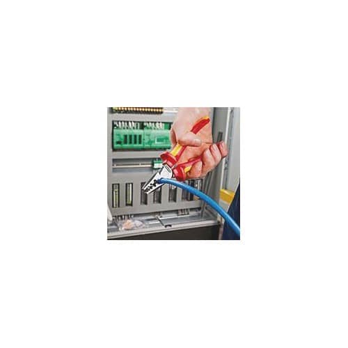 KNIPEX Aderendhülsenzange Gesamt-L.180mm 0,25-16,0(AWG 23-5)mm² pol.Mehrkomp-Hüllen VDE
