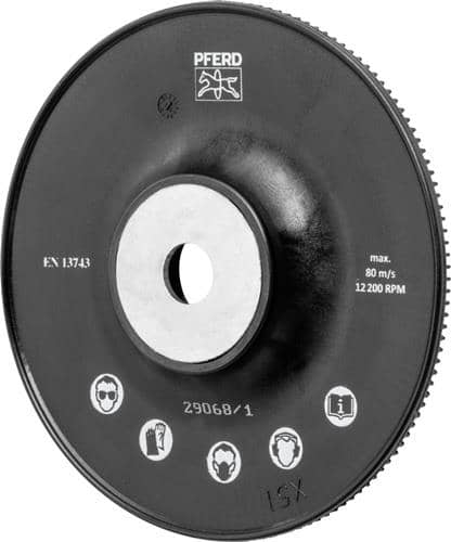 PFERD TOOLS Stützteller H-GT D.125mm M14 m.Spannmutter PFERD