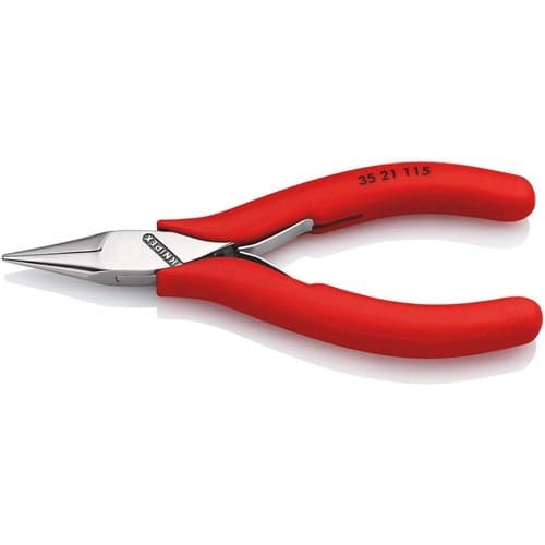 KNIPEX Elektronik-Greifzange Gesamt-L.115mm flachbreite Backen Form 2 Ku.-Überzug