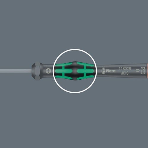 WERA Elektronikerschraubendreher 2052 2,5mm Klingen-L.60mm Kugelk.
