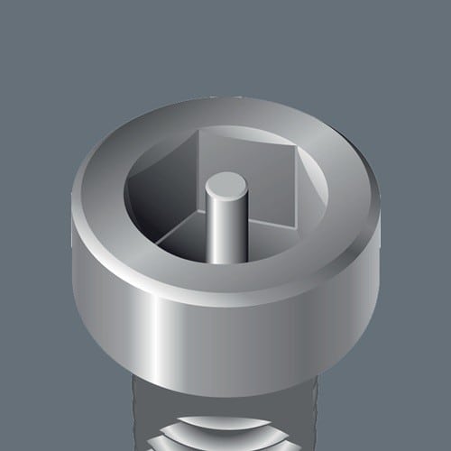 WERA Bit 840/4 Z 840/4 Z Hex-Plus BO 1/4 Zoll 2,5mm L.89mm zähhart,HEX-Plus WERA