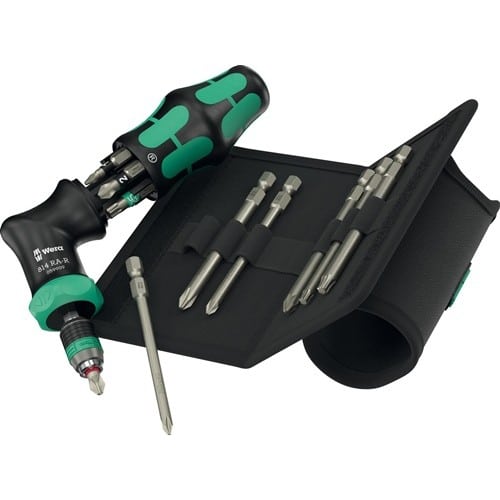 WERA Magazinbithalter Kraftform Kompakt Pistol RA-R 2 13-tlg.PH/PZ/TORX WERA