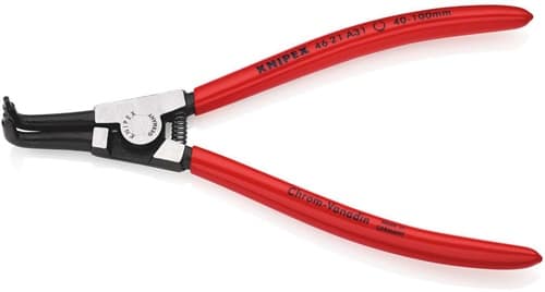 KNIPEX Außensicherungsringzange A 31 f.Wellen D.40-100mm 90Grad gew.L.200mm KNIPEX