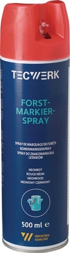 TECWERK Forstmarkierspray neonrot 500ml Spraydose TECWERK
