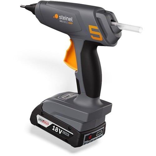 STEINEL Akku-Heißklebepistole MobileGlue 5011 AMP SET 18V 130/200GradC 2 min