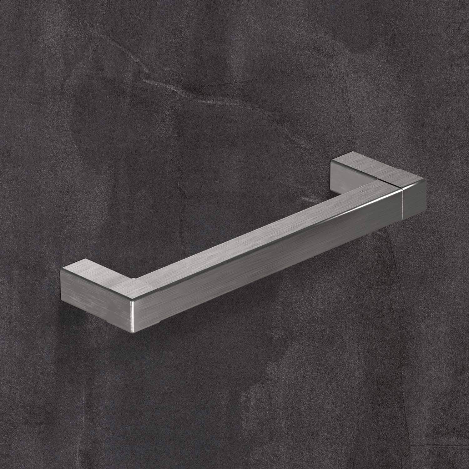 HETTICH Griff Cadro, Bohrabstand 128, L 140.5 mm, B 12.5 mm, H 35 mm, Edelstahl Optik gebürstet, 9298817