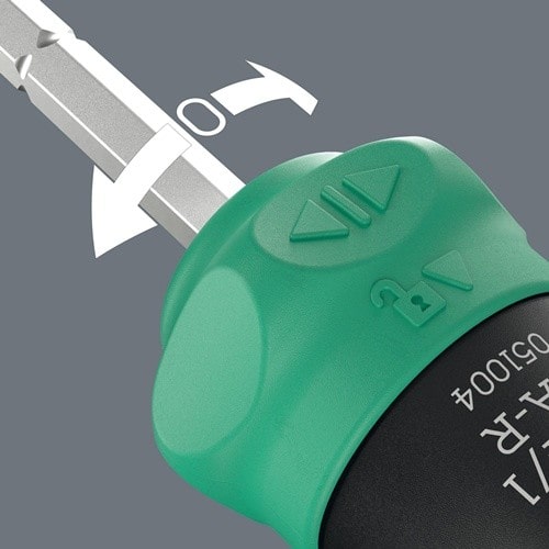 WERA Magazinbithalter Kraftform Kompakt 25 RA-R 6-tlg.m.Tasche WERA