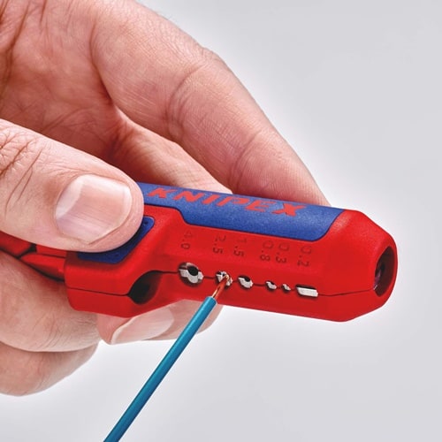 KNIPEX Univ.Abmantelungswerkzeug ErgoStrip® Gesamt-L.130mm f.Linkshänder KNIPEX