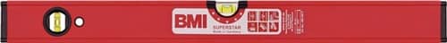 BMI Wasserwaage SUPERSTAR 80cm Alu.rot ± 0,5 mm/m BMI