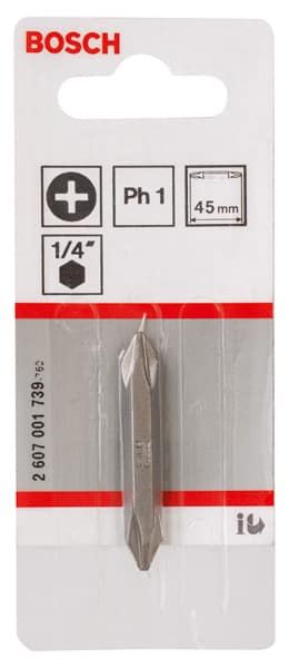 BOSCH Doppelklingenbit, PH1, PH1, 45 mm