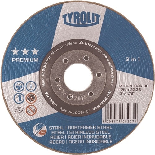 Schruppscheibe Bohrung 22,23 mm TYROLIT