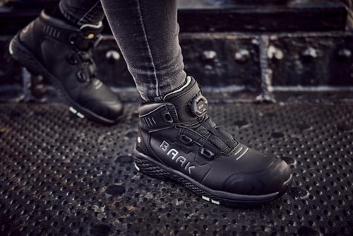 Damensicherheitsstiefel Alessia Gr.35 W.10 schwarz/grün Mikrofaser/TPU