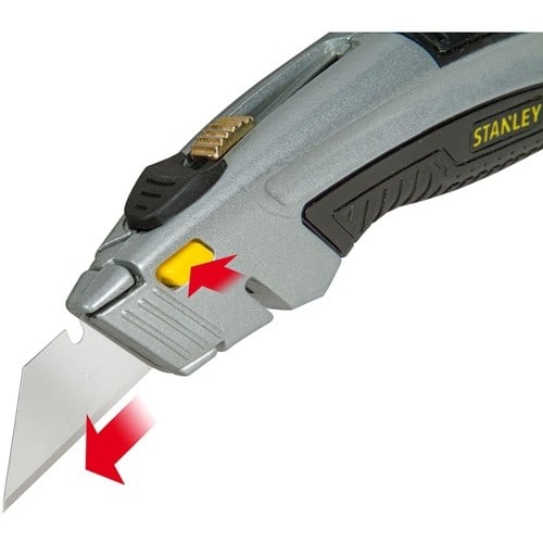 STANLEY Schnellwechselprofimesser Gesamt-L.180mm einziehbar SB-verpackt STANLEY