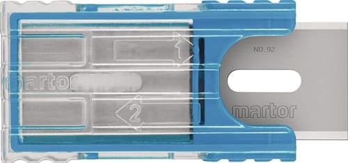 MARTOR Industrieklinge Nr.92 L.26mm B.18,5mm S.0,4mm 10 Stück/Spender MARTOR