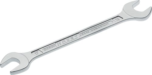 HAZET Doppelmaulschlüssel 450N 17x19mm L.220,9mm verchr.HAZET