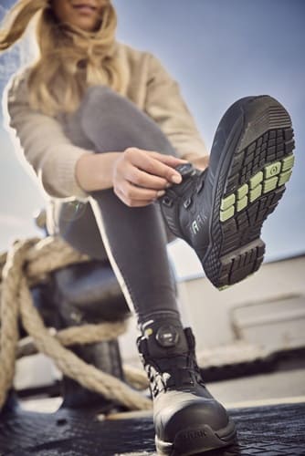 BAAK Damensicherheitsstiefel Alessia Gr.42 W.10 schwarz/grün Mikrofaser/TPU