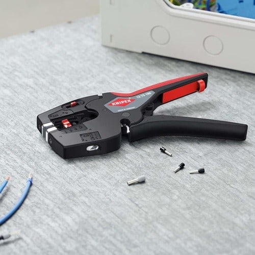 Automatikabisolierzange L.190mm 0,03-10mm² (AWG 32-8) KNIPEX