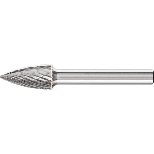 PFERD TOOLS Frässtift SPG D.12mm Kopf-L.25mm Schaft-D.6mm HM Verz.STEEL PFERD