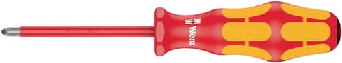 WERA Schraubendreher 165 i Gr.PZD 1 Gesamt-L.178mm VDE isol.Lasertip‑Spitze WERA