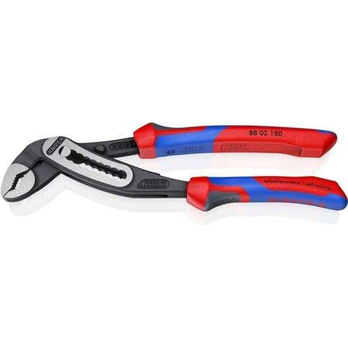 KNIPEX Wasserpumpenzange Alligator® L.180mm Spann-W.36mm pol.Comfort-Griff KNIPEX