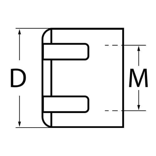 TECWERK Spannmutter ER 25 D.42mm m.Exzenterring z.Spannzangenfutter ER TECWERK