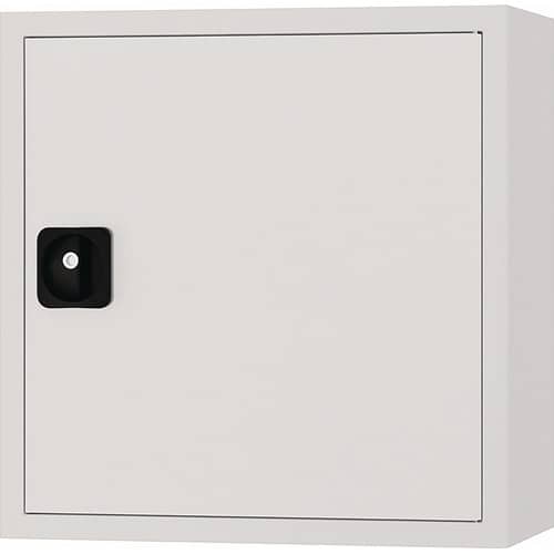 BEDRUNKA+HIRTH Hängeschrank H600xB600xT200mm Vollblechtür lichtgrau/lichtgrau