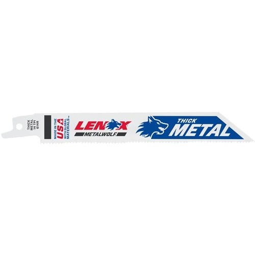 LENOX Säbelsägeblatt 614R L.152mm B.19mm TPI 14 5 St./Karte