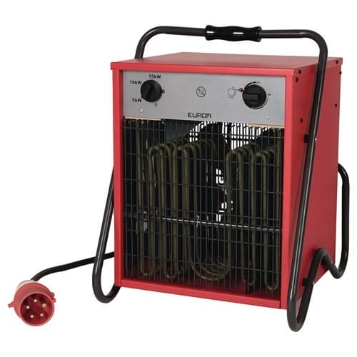 EUROM Elektroheizer 570 m³/h 0/5000/10000/15000 W 32 A EUROM