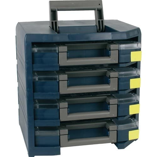 RAACO Sortimentskastentresor boxxser B347xT342xH305mm 4 Fächer m.4 Sortimentskästen