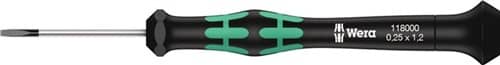 WERA Elektronik-Feinmechanik-Schraubendreher 2035 1,2mm Klingen-L.40mm WERA