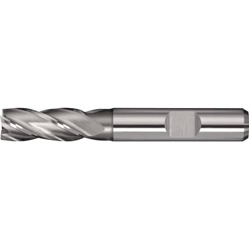 TECWERK Schaftfräser DIN 844 TypN D.2mm HSS-Co8 Weldon Z.4 kurz TECWERK