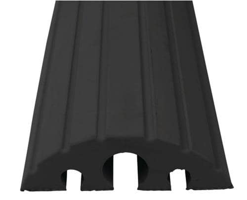 Schlauch- u.Kabelbrücke L1200xB210xH65mm Vollgummi schwarz