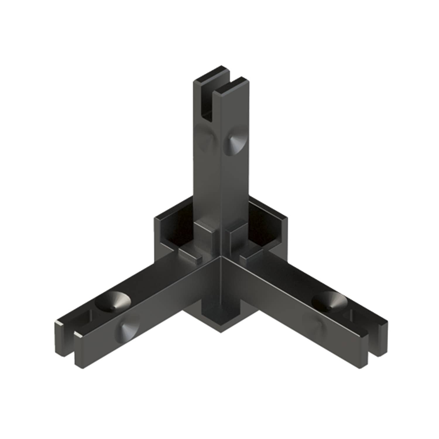 HETTICH Cadro Verbindungsknoten 4-fach LED-Verbindung Edelstahl Optik, 9298842
