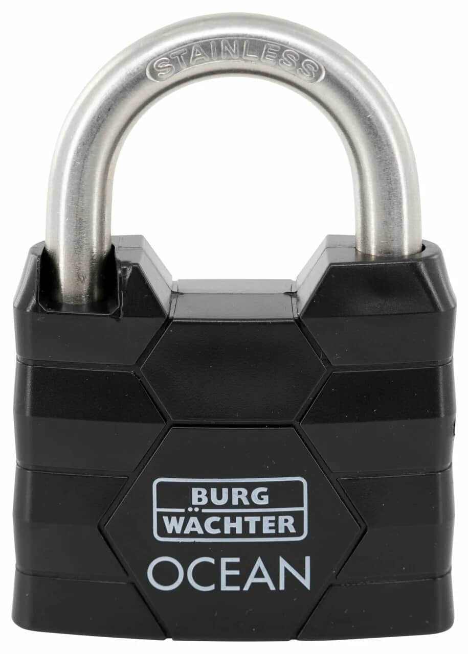 BURG-WÄCHTER BURG WÄCHTER Vorhangschloss 490 Ni 50,schwarz, 42150