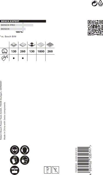BOSCH EXPERT Tough Material Lochsäge, 68 x 60 mm. Für Dreh- und Schlagbohrer