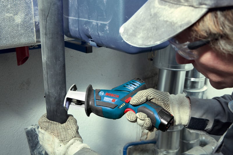 BOSCH Akku-Säbelsäge GSA 12V-14, Solo Version, L-BOXX