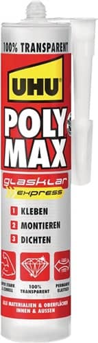 UHU Kleb- u.Dichtstoff POLY MAX POWER transp.300g Kartusche UHU