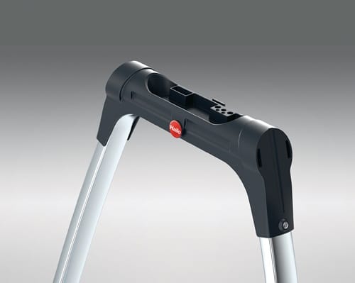 HAILO Klapptritt K100 Stufen 2 Plattform-H.490mm Alu.m.Anti-Rutsch-Riffelung HAILO