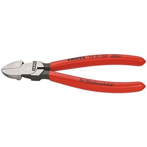 KNIPEX Seitenschneider f.Lichtwellenleiter L.160mm m.Ku.-Überzug KNIPEX