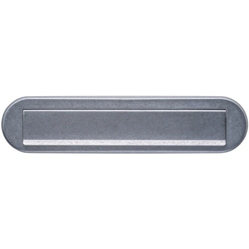 INTERSTEEL Briefeinwurf VA Edelstahl vibriert ov.77mm 340mm INTERSTEEL