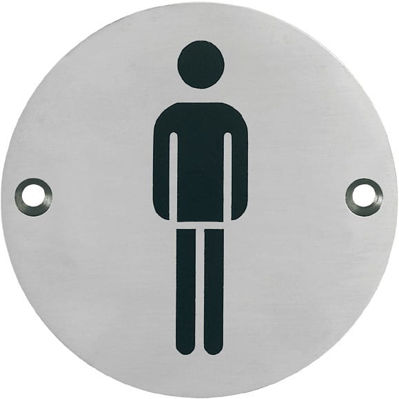 HOPPE® Hinweisschild E664, Edelstahl - edelstahl matt grau
