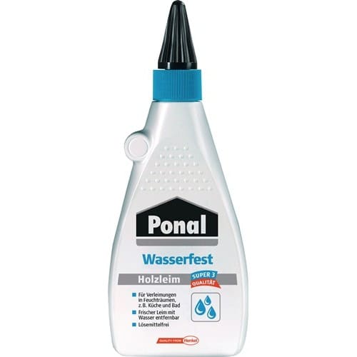 PONAL Holzleim Wasserfest/Super 3 550g EN 204: D3 Flasche PONAL