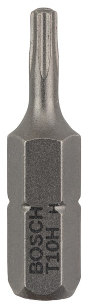 BOSCH Security-Torx-Schrauberbit Extra-Hart T10H, 25 mm, 2er-Pack