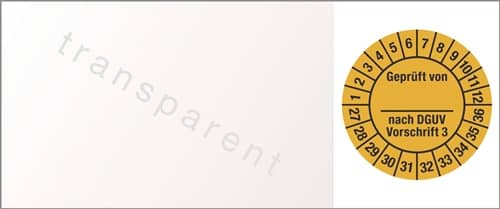 Nordwest Mehrjahresprüfplakette B25xL60mm J.2027-2036 Folie Btl.a 100 St.