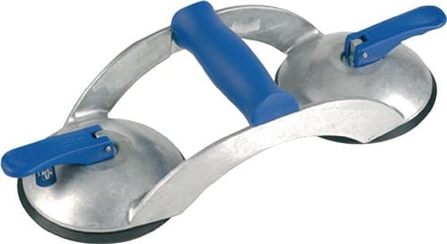 VERIBOR Saugheber blue line Trgf.70kg Kopf-Ø 120mm 2 Köpfe Alu VERIBOR