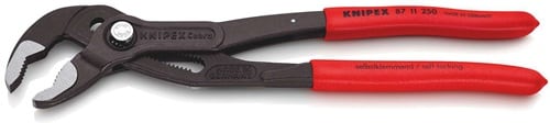 KNIPEX Wasserpumpenzange Cobra®…matic L.250mm Spann-W.46mm pol.Ku.-Überzug KNIPEX
