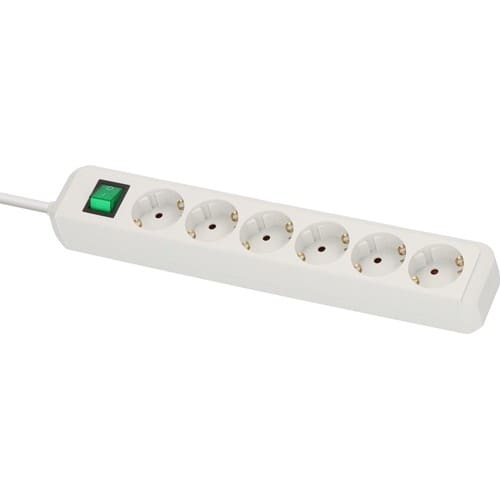 BRENNENSTUHL Steckdosenleiste Eco Line 16 A 250 V Steckd.6 1,5m H05VV-F 3x1,5mm² BRENNENSTUHL