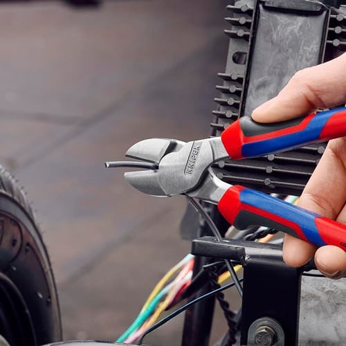 KNIPEX Kraftseitenschneider L.200mm Form 0 Comfort-Griff KNIPEX