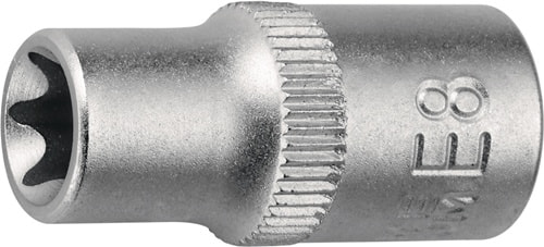 TECWERK Steckschlüsseleinsatz 1/4 Zoll E E6 L.25mm TECWERK